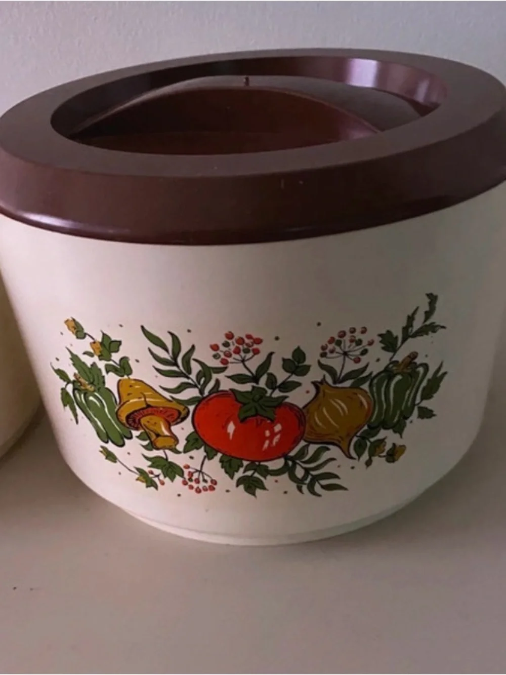 1970s Sterilite spice of life canister set